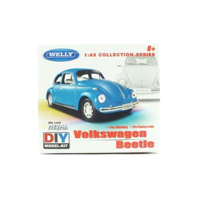 Welly Levica 1/43 Volkswagen Beetle zestaw montażowy Dimast WE540135, BL koreańska zabawka