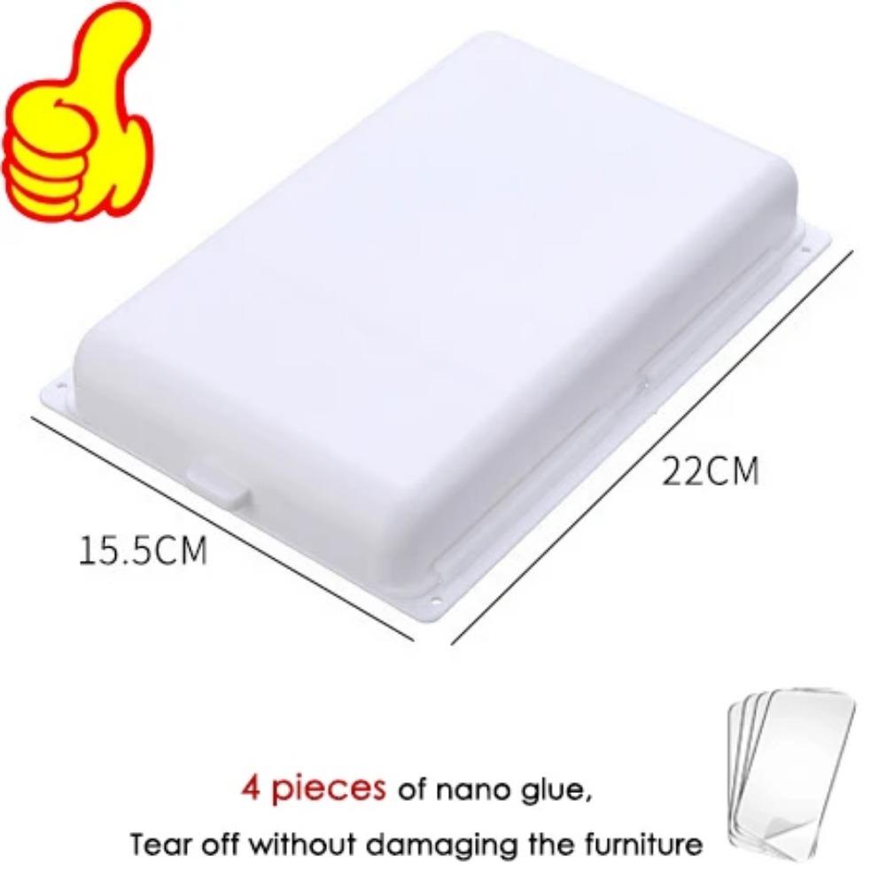 Versteckte Schublade unter dem Schreibtisch Verstecken Sie Geld am Boden des Schranks Versteckter Schreibtischutensilien-Organizer Ständer Box Zuhause Nano Klebestift