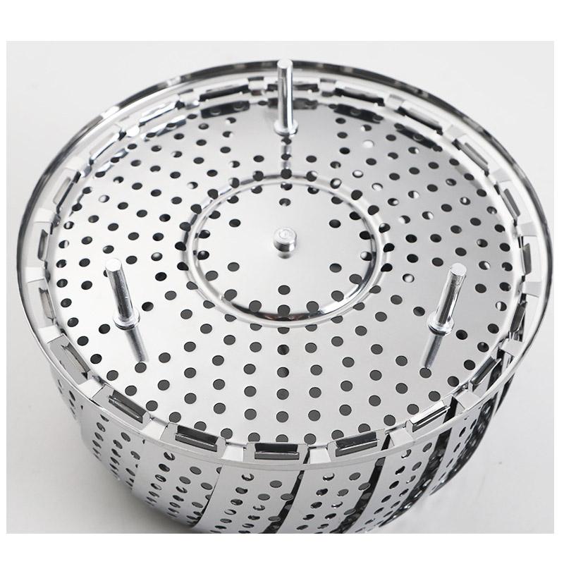 Stainless Steel Folding Steamer Cookware and Utensils for Cooking Steam Vegetable Kitchen Fruit Food Basket Mesh Steamer Rack