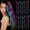 50/100pcs, Colorful Butterfly Light Braids Wigs Glowing Flash LED Hair Braid Clip Decoration Ligth Up Christmas Hair Accessories