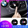 BAGF7 2026 Car Sticker Car Multimedia Knob Button Decoration Sticker Auto Accessories For BMW M X1 X3 X5 X6 X7 E30 E90 M3 E84 E83 F25
