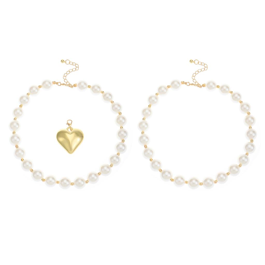 Neues Zubehör Übertriebene Cyber Mehrschichtige Perlen Punk Halsband Halskette Geometrische Perlen Halskette Damen Perlen