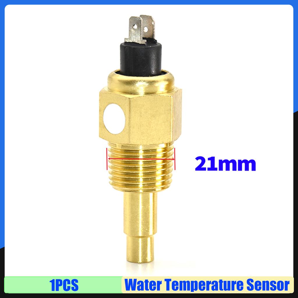 1 Piece Water Temperature Sensor 14mm 17mm 21mm Water Temp Sensor for Universal Engine Meter Sensor 1/4 NPT 3/8NPT 1/2NPT