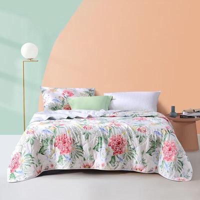 Fuanna Antibacterial Floral Summer Quilt