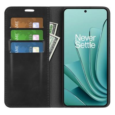 Skin-touch Stand Cover for OnePlus Ace 2V/Nord 3 5G Mobile Phone PU Leather Wallet Shell Flip Case