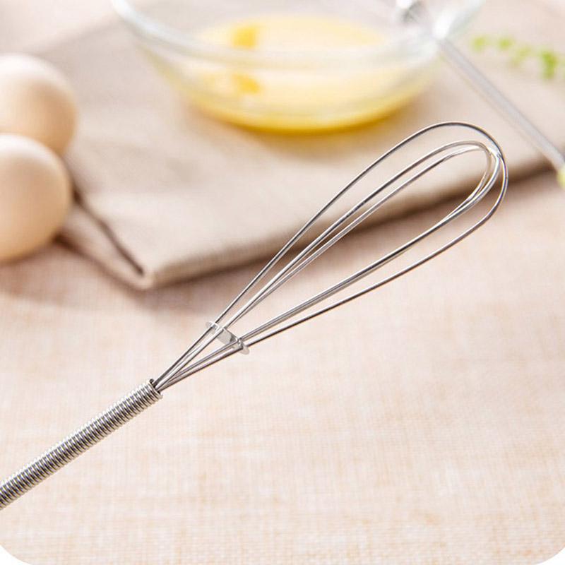 Schick Griff Quirl Edelstahl Küchenmixer Kugelförmiger Draht Eierschläger