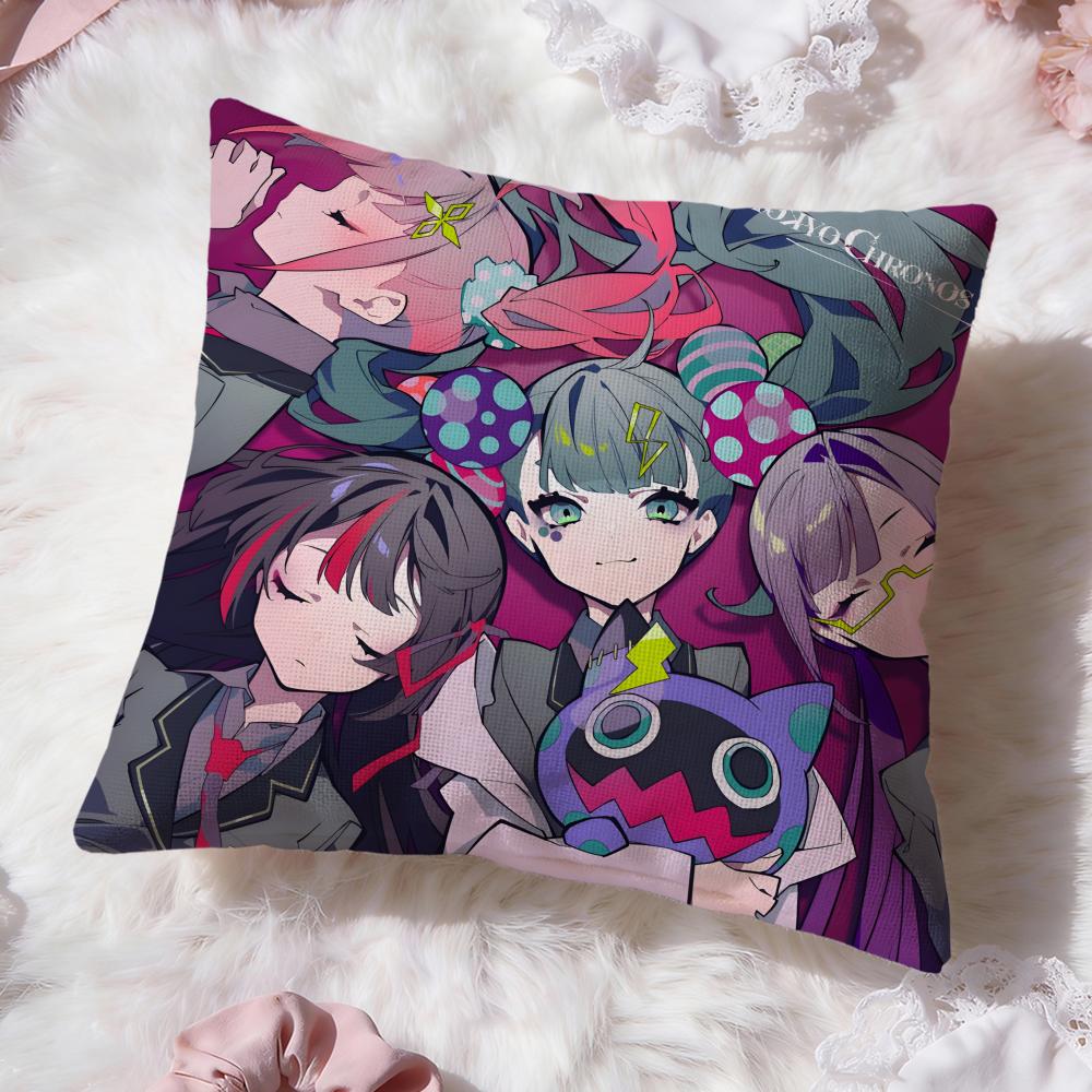 anime TOKYO CHRONOS Cushion Cover Premium Comfort Reversible Pillow Cove -Two in One Design for Any Room & Car Interior