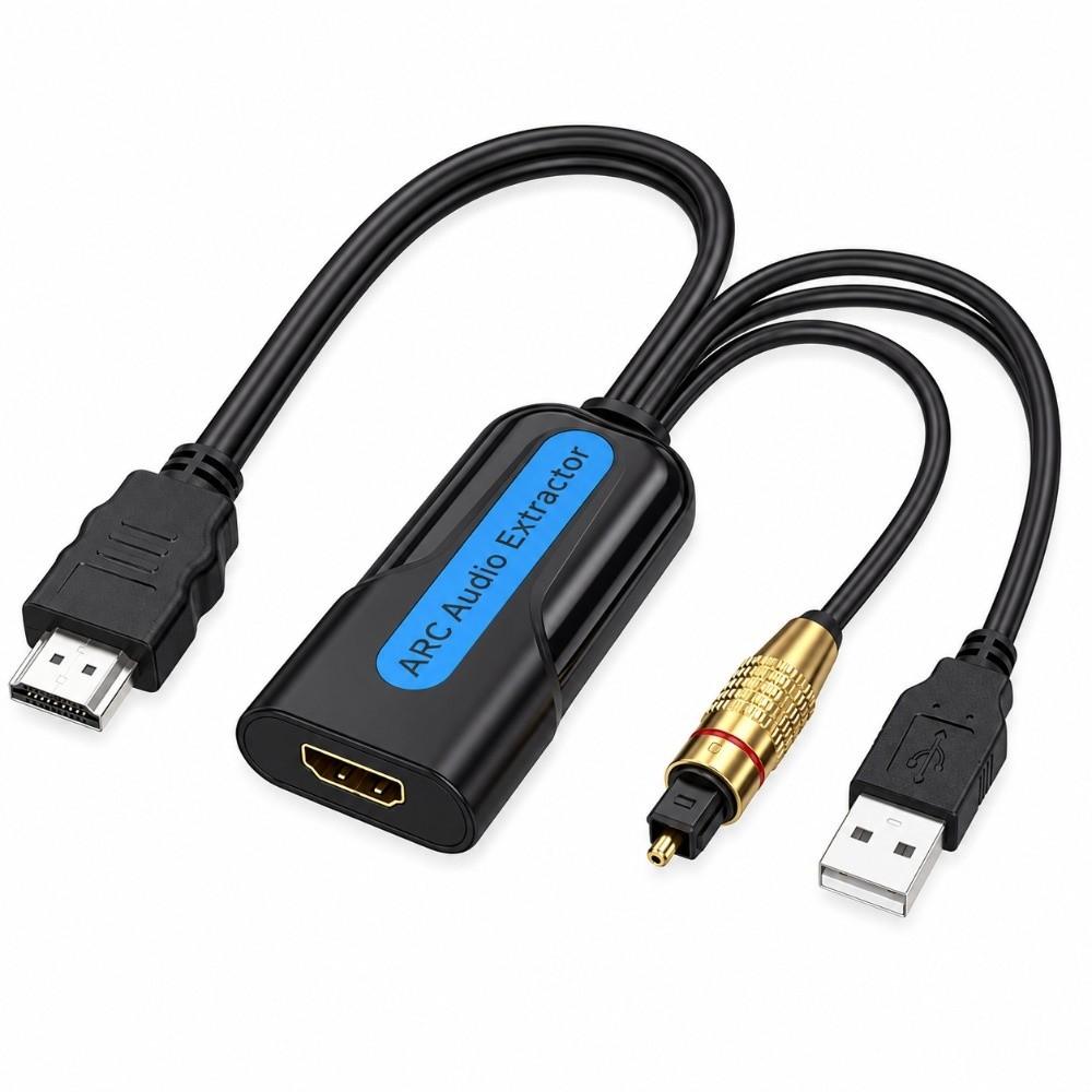 5.1 Digital Audio Digital Audio Converter Optical Output ARC Sound Adapter Amplifier