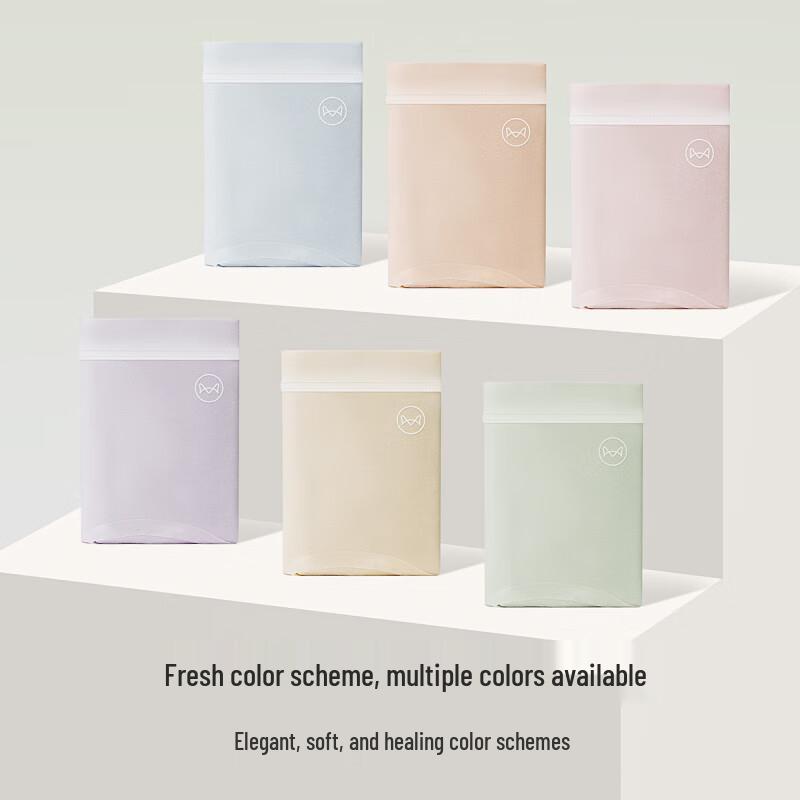 MiiOW Women's Class A Baby Cotton Antibacterial Mid-Waist Briefs (3-Pack)