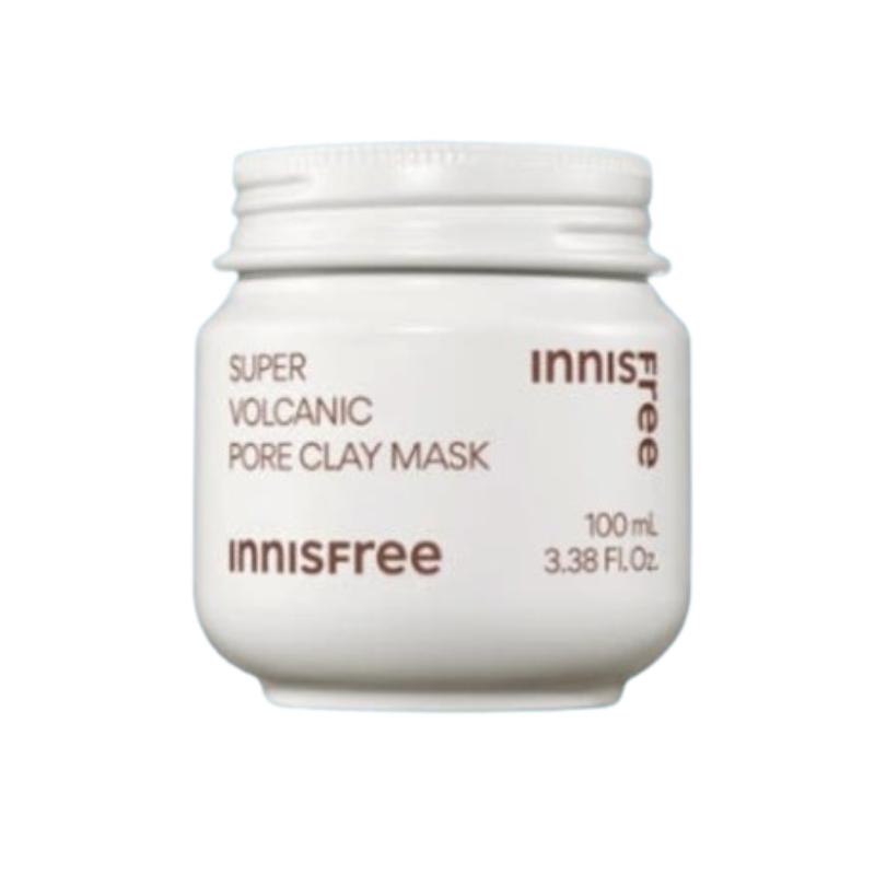 nnisfree Super Volcanic Pore Clay Mask 100ml | Exfoliating & Brightening Blackhead Remover Pack