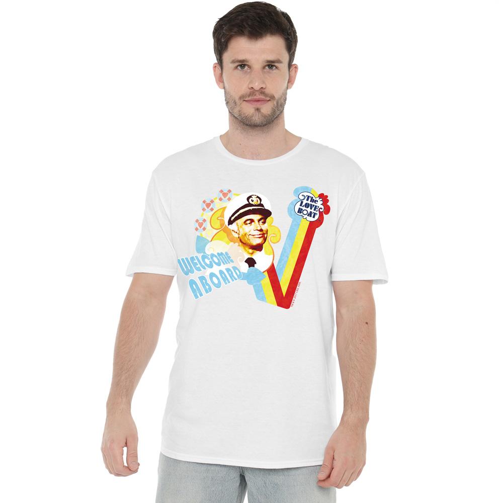 The Love Boat Mens Welcome Aboard T-Shirt
