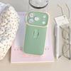 High-Grade Solid Color Ring Holder Phone Case, Compatible with iPhone 14/13 and Apple Promax Models, Drop-Proof Design