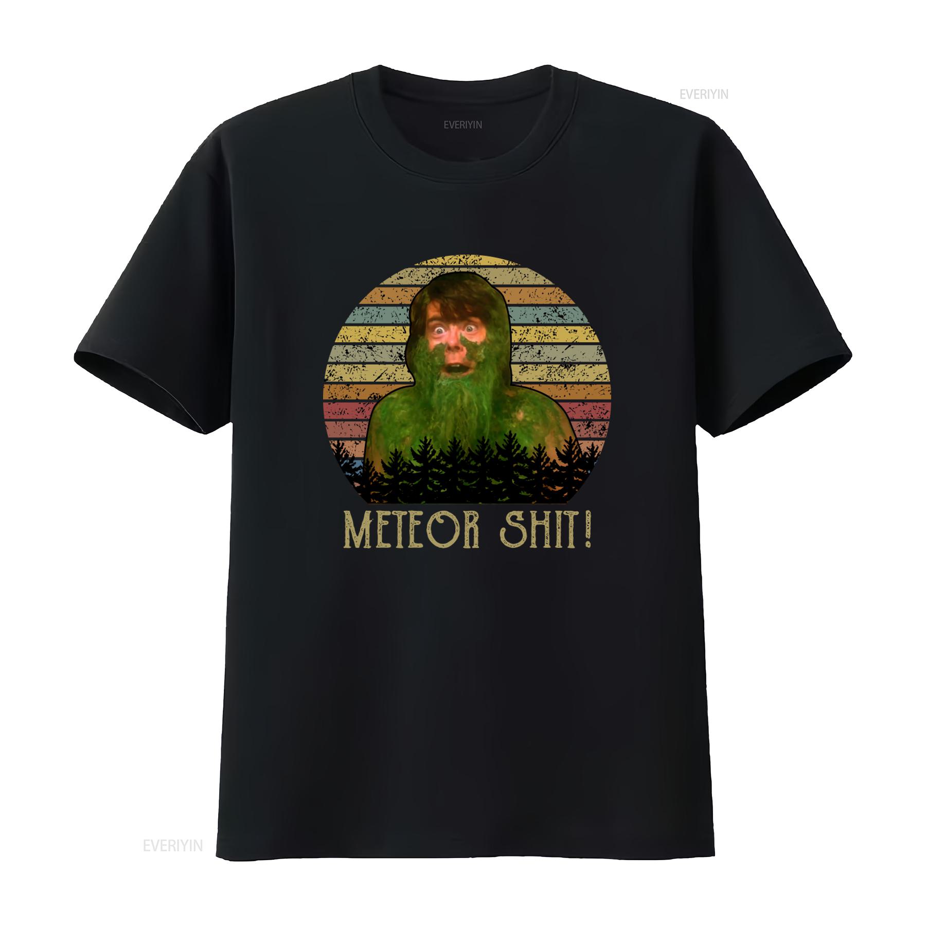 

Vintage Retro Creepshow 1982 Stephen King Jordy Verrill Meteor T shirt vintage Washed Casual Soft Top For Everyday Wear Unisex 4XL