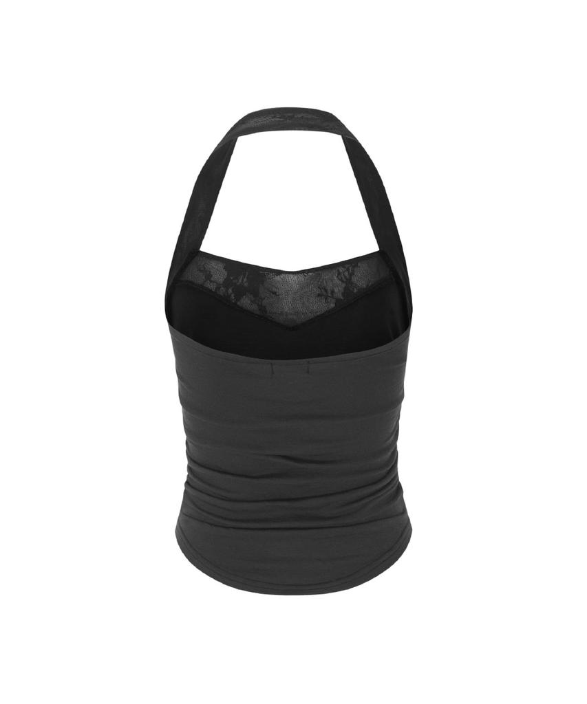 Peullijeunopallou Teresa Sleeveless Top (Deep Charcoal)