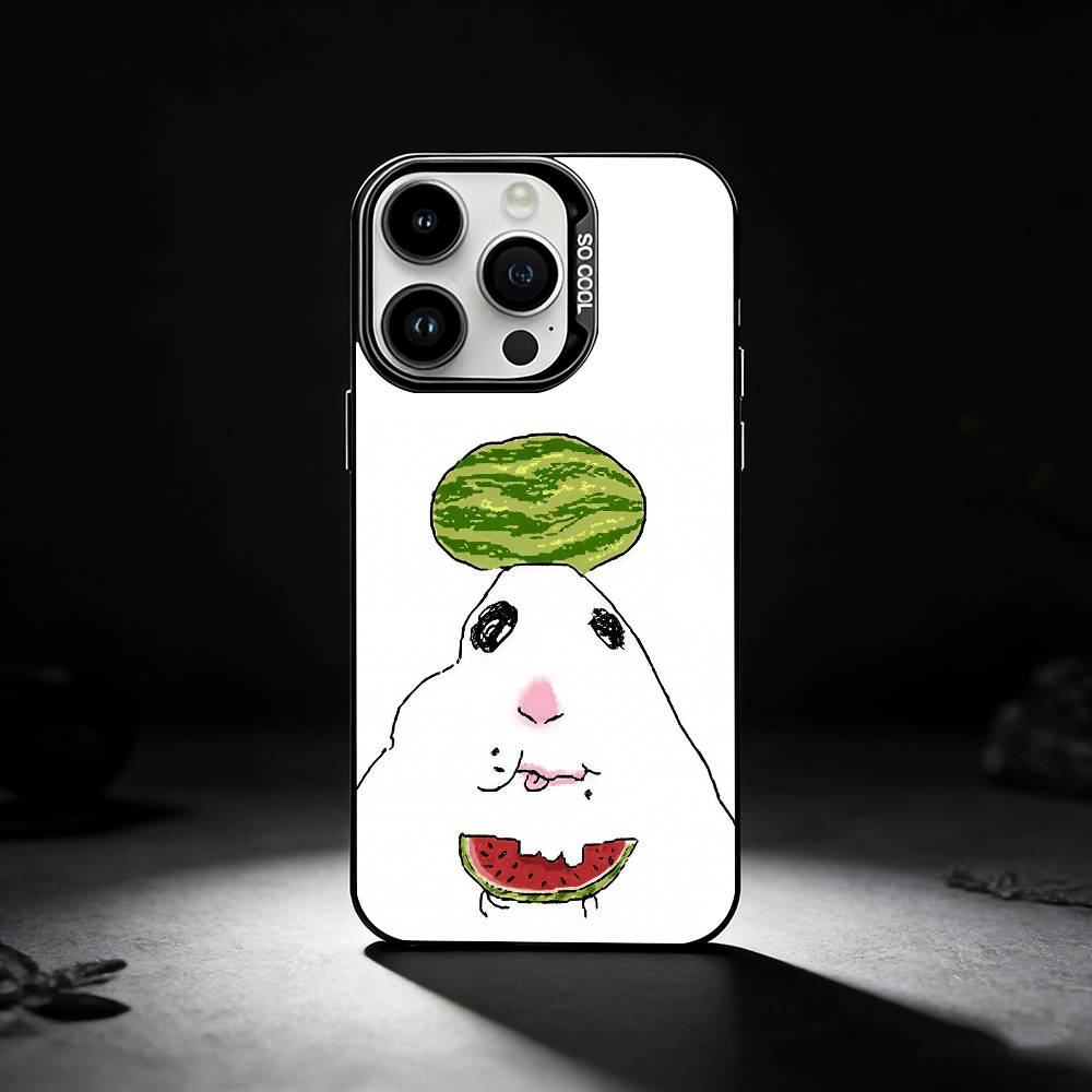 

goofy hamster Phone Case For iPhone 17,16,15,14,13,12,11 Plus,Pro Max,XS,Colored silver phone case iPhone17PRO