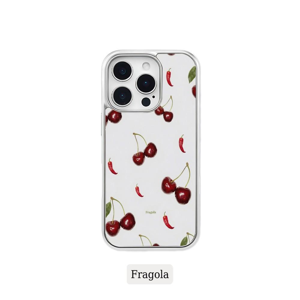 

Фруктовый чехол-бокал Fragola для iPhone 17 16e 16 15 14 13 12 11 Pro Max X XR XSMAX 8 7 Air Plus Роскошный прозрачный мягкий задний чехол iPhone 14 Pro