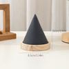Stylish Wood and Velvets Cone Shaped Storage Stand Suitable for Bracelets Enhancing Decors with Efficient Organization