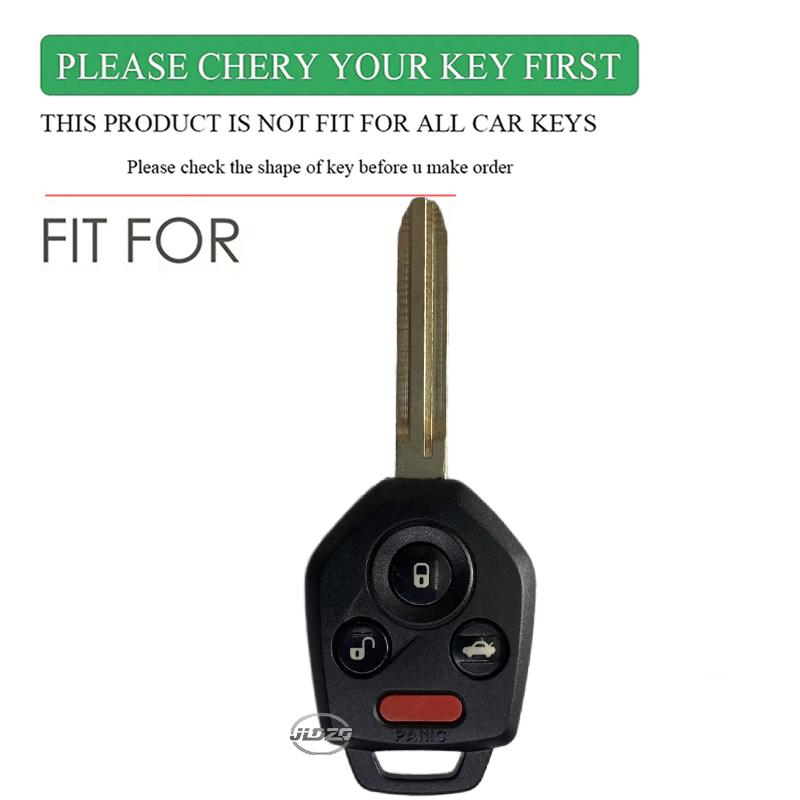 New 4 Buttons Silicone Car Key Case Cover For Subaru Crosstrek Forester Impreza Legacy Outback Tribeca Wrx Sti Xv Crosst