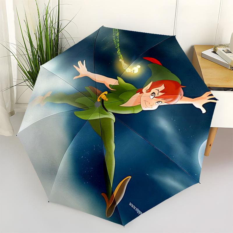 

Tinker bell Themed Travel Umbrella-8 Ribs Automatic Opening and Closing, Portable Folding Design, Compact and Stylish Umbrella Suitable for