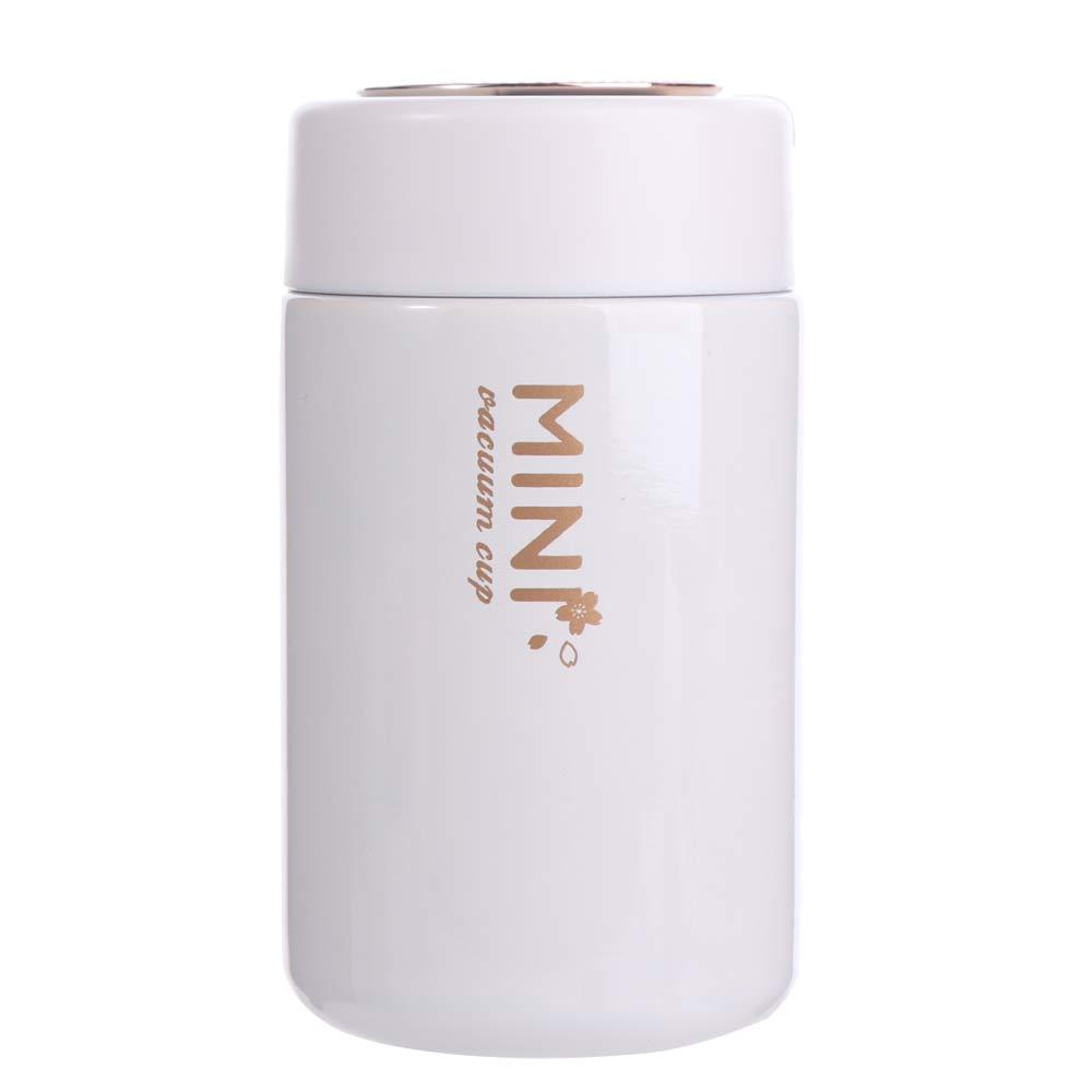 Flower Mini Thermos Cup Stainless Steel Leak Proof Portable Vacuum Flask Keeps Cold and Heat Portable Thermal Water Bottle
