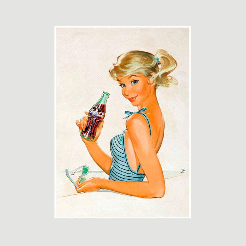

Винтажная белая бумага Pin Up Girl Poster Pub Kitchen Спальня Украшение Живопись Картины Настенные художественные принты Домашний бар Декор Интерьер Фреска 30x21cm