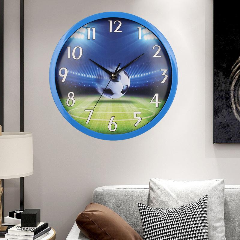 Moderne modische Wanduhr Wohnzimmer Schlafzimmer Wanduhr Leise Uhr Cartoon-Uhr Einfache kreative Quarzuhr