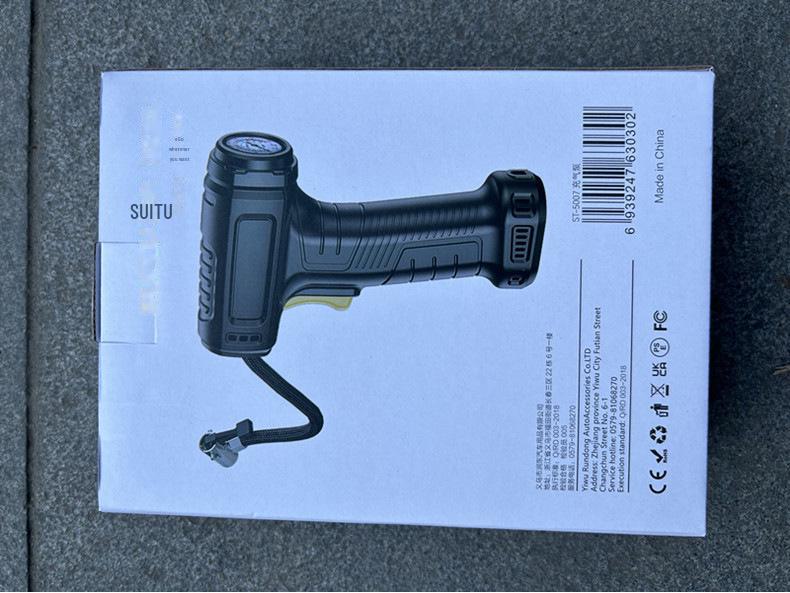 Portable Wireless Car Tire Air Pump with Digital Display