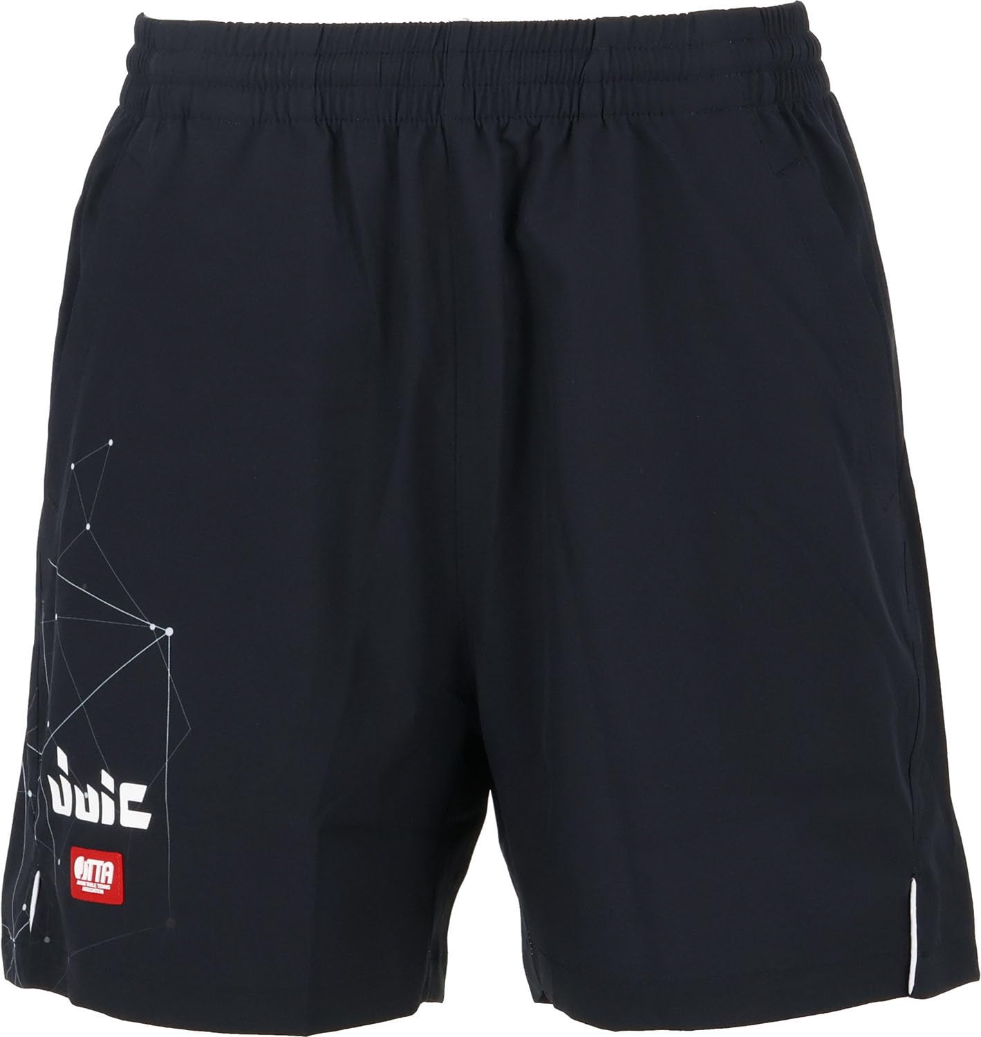 JUIC Table Tennis Game Shorts Cosmo Ray Unisex JTTA Approved Dry Lightweight 5709 Black XL