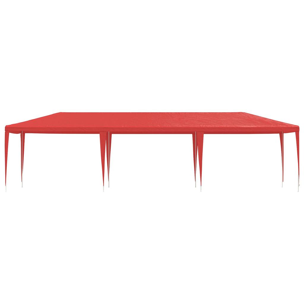 Red Party Tent 900 X 300 X 255 Cm PE and Steel