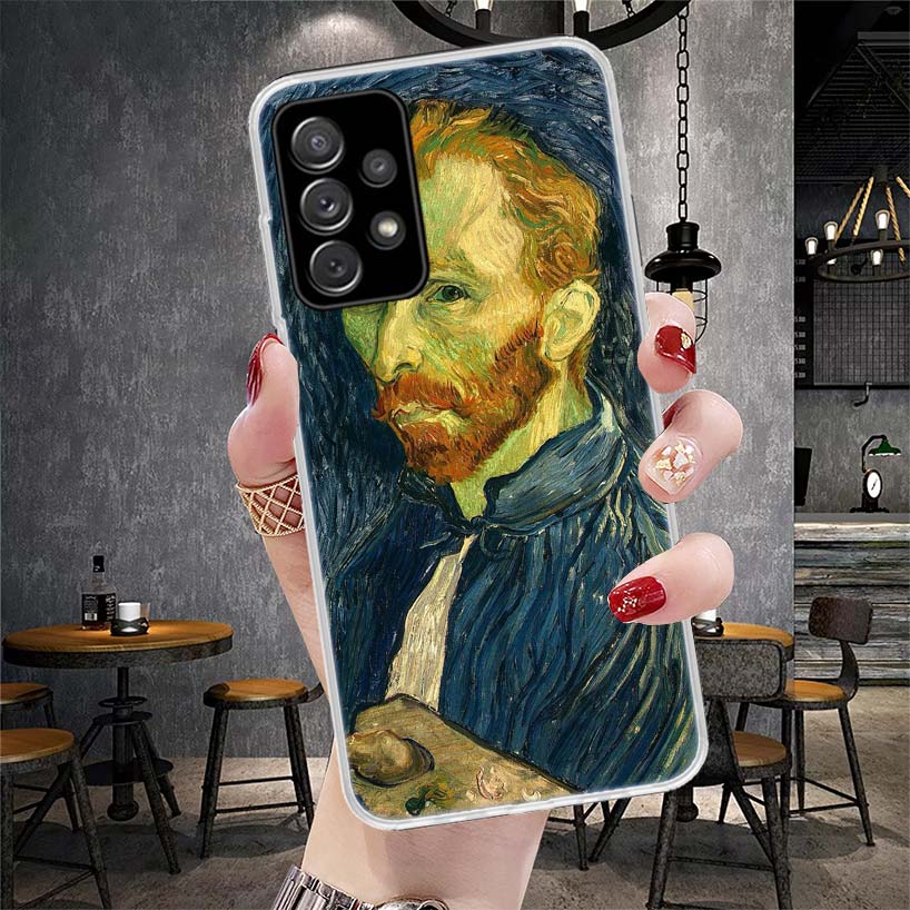 Van Gogh Oil Art Painting Soft Phone Case For Samsung Galaxy S22 S23 S24 S25 Edge S26 Ultra S20 FE S21 Plus + Fundas Coque Galax