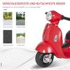 Motocicletta Elettrica per Bambini Vespa Moto Elettrica con Luce LED, Suono, Moto Elettrica per Bambini da 18-36 Mesi, Rossa