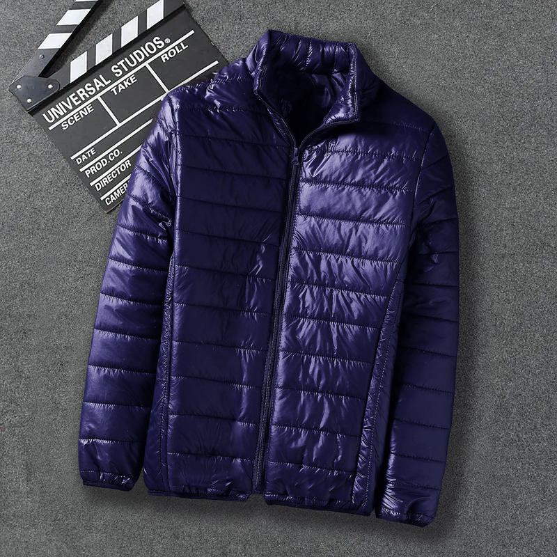 Herren Kapuzenjacke Minimalistisch Baumwolle - Trendige Kurze Einfarbige Lässige Oberbekleidung