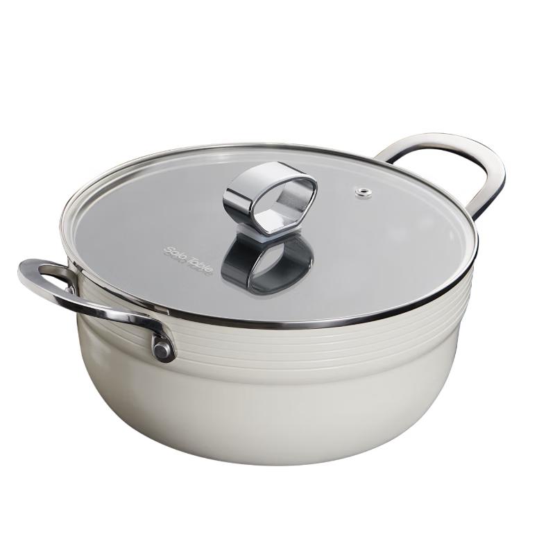 SALATABLE Titanium Crystal Non-stick Soup Pot