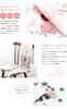 hiorie Face Towels, Gauze Towels, 3-Piece Set, Cute Travel Pattern, Made in Japan, Thin, Quick-Drying, Travel Series 3-Piece Set
