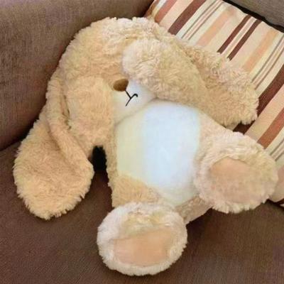 Yousheng Large Angry Rabbit Plush Toy Soft Stuffed Animal Kawaii Fluff Bunny Dolls Room Decor Birthday Gifts