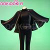 PÅ LAGER Zenin Makii Cosplay Kostume Anime Cosplay DokiDoki-R Kvinder Sort Uniform Zenin Makii Dragt Bælte Cosplay Kappe Kostume