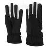1 Set Vinter Pekskärmshandskar Vattentäta Förtjockade Fleece Varma Handskar för Män Kvinnor Utomhus Cykling Skidåkning Svart L
