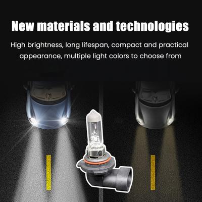 Upgraded Halogen Headlight Bulbs 9005 Full Beam H11 Low Beam 300% Brighter Super-Focused Illumination Pattern White Light