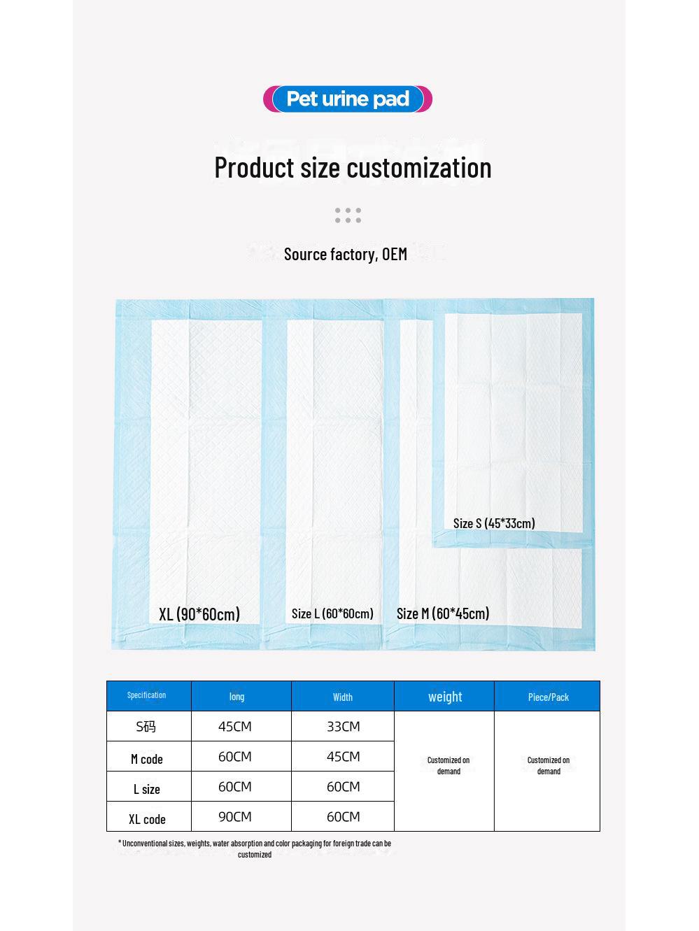 

Коврик для дрессировки домашних животных Thin Non-Absorbent S