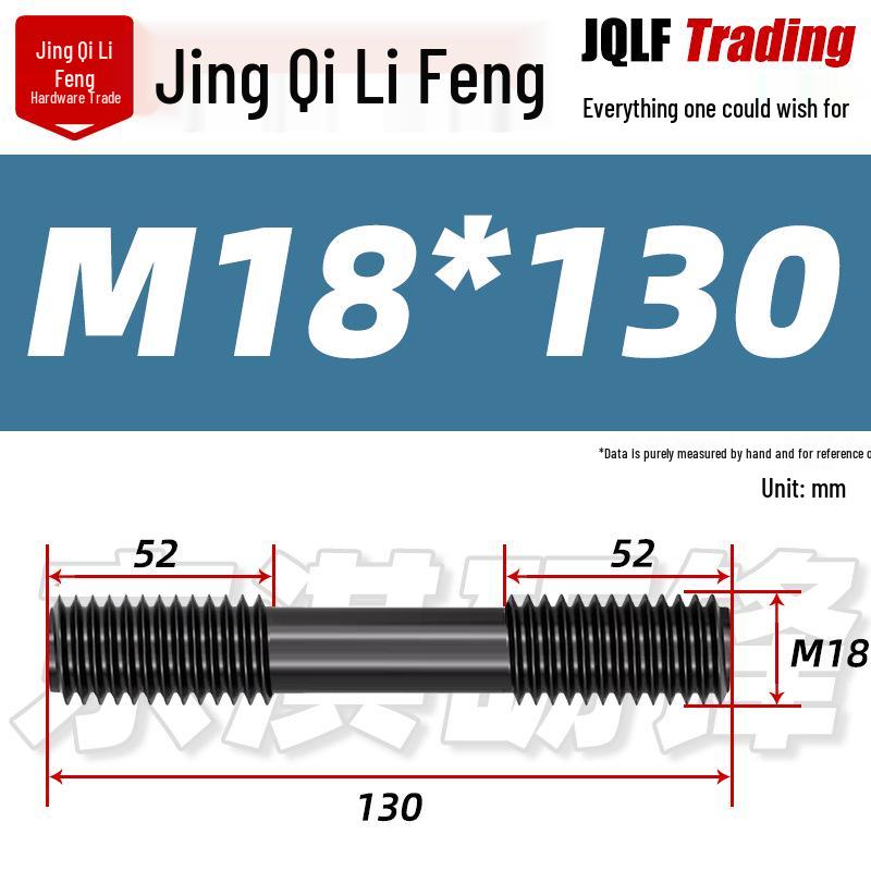 High-Strength Double-Ended Stud Bolt M12-M18 | Grade 8.8 Mold & Press Screw Rod