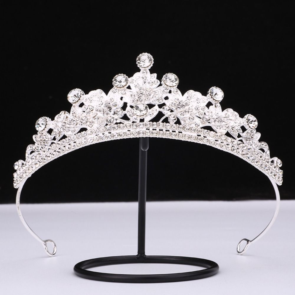 Wedding Hair Accessories Rhinestone Queen Crown Luxury Bride Headdress  for Women Girls