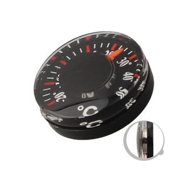 Praktisches Mini-Rundthermometer Kunststoffskala Messzifferblatt Thermometer Wasserdicht 20mm Hohe Genauigkeit Thermometer Büro