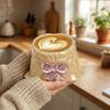 Transparent Cloth Bag Shaped Mug Heat-Resistant Espresso Cup Tea Cup Milk Glass Cup  Afternoon Tea