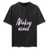 Wakey Wines 3d Text Effect Tshirt Work Wear Lightweight Tee