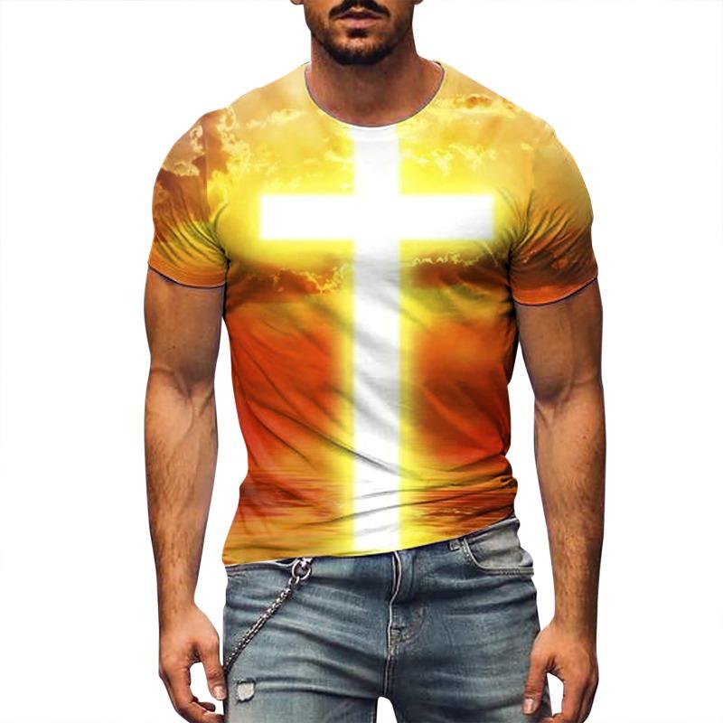 

Летняя футболка Модная уличная хип-хоп серия 3D-принт Мужская футболка с коротким рукавом Спортивный топ 6XL