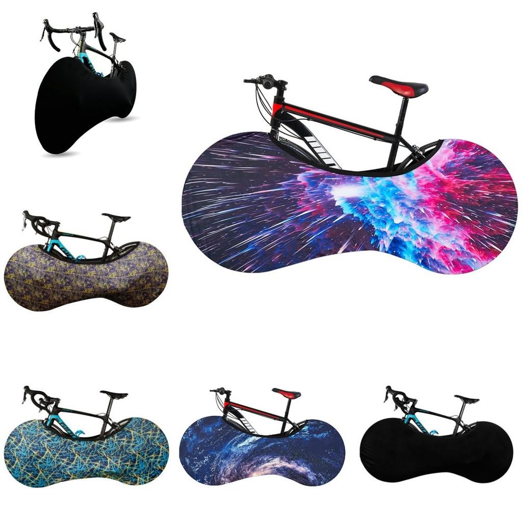 Bike Elastic Anti Dust Cover Indoor Bicycle Storage Bag Garage Wheel Chain Cover