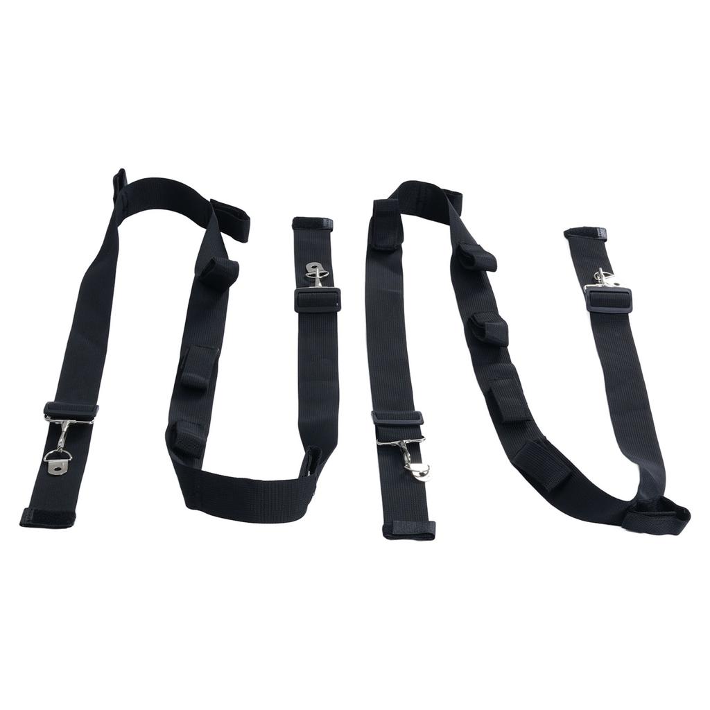 2Pcs Car Fishing Rod Holder Polyester Fishing Pole Rack Strap for SUV MVP RV Minivan