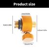 Outdoor Camping Hiking Stove Burners Adaptor Split Type Gas Filling Adapter Gas Tanks Head Adapter Furnaces Connector
