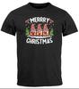 Merry Christmas Gnomes Candy Cane Snow T-shirt