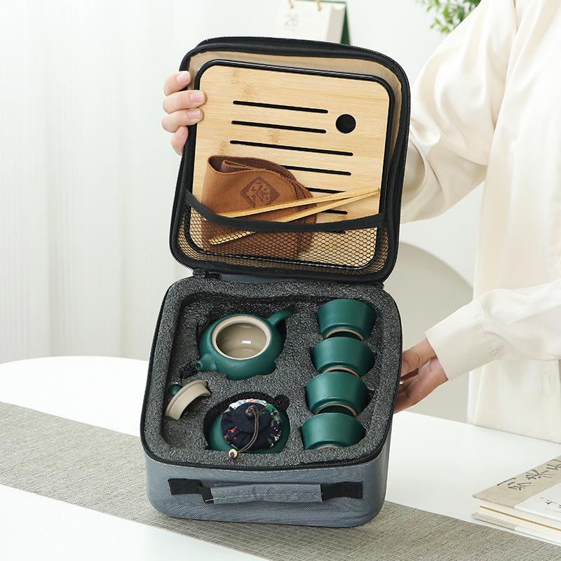 Kung Fu Tea Set Car Kuaike Cup Portable Outdoor Tea Cup Travel Tea Set Gifts